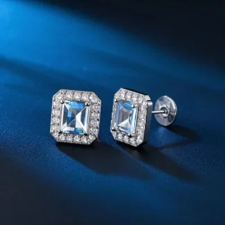 Sky Blue Topaz Earrings